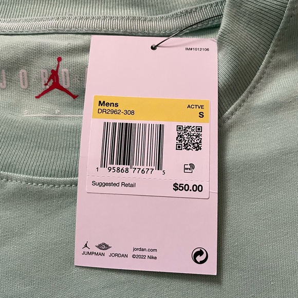 Nike Air Jordan x J Balvin Shirt Mens Sz Small “Enamel Green” (DR2962-308) NWT* - Picture 8 of 10